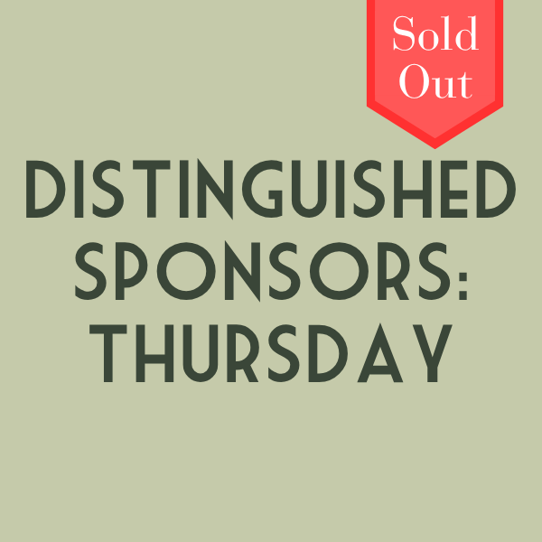 Distinguished Sponsor Thursday