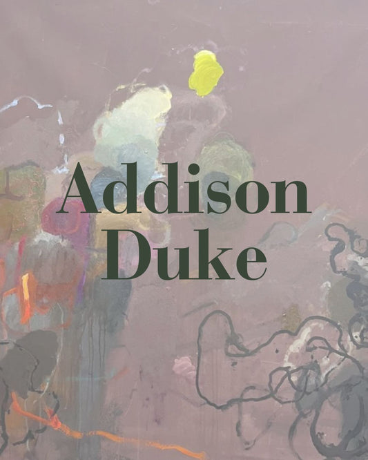Addison Duke painting with name overlay