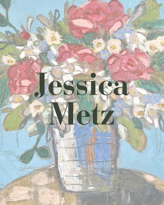 Jessica metz painting of flower arrangement