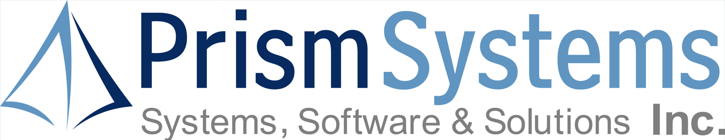 Prism Systems logo with text 'Systems, Software & Solutions Inc.'