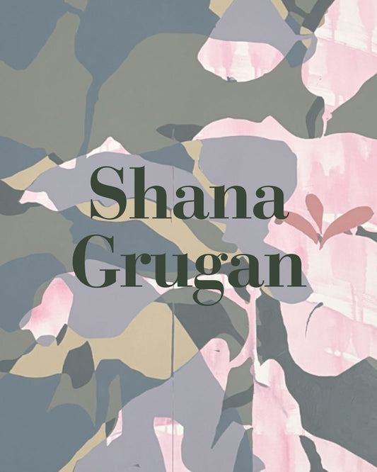 botanical painting by shana grugan with text overlay