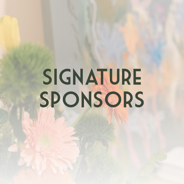 text that reads signature sponsors