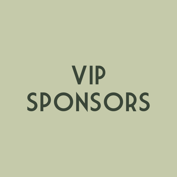 Text 'VIP SPONSORS' on a light green background