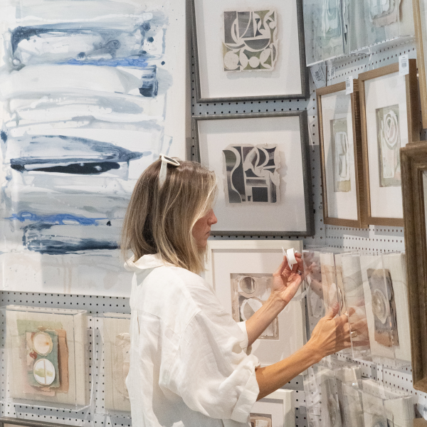 artist at loyola art show